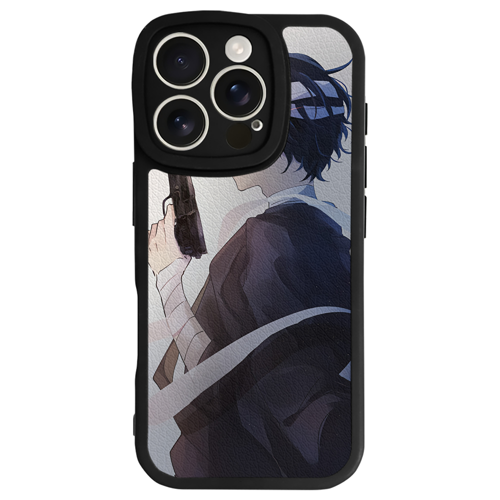 （画像用） 文豪ストレイドッグス Bungo Stray Dogs 【iPhone 16シリーズ対応】シリコンスマホケース（レザー調） 材質：シリコン